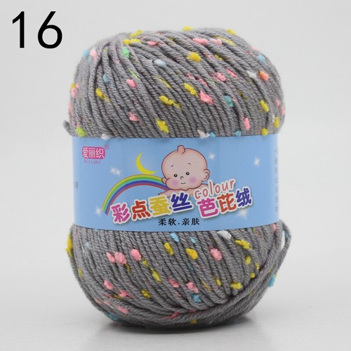 Fil En Laine Pêche À La Main En Coton Cachemire Tricot Crochet - Imagen 18 de 21
