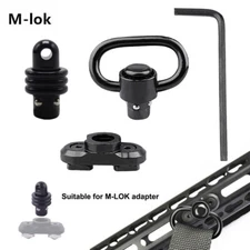 1/2Pcs M-LOK MLOK Quick Release Sling  Mount Push Button and Detach Stud Adaptor