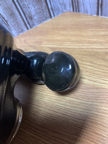 Rotary Phone Ceramic Glossy Black 5” Centerpiece Decor - READ - Picture 12 of 14