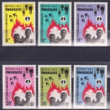 W RWANDA 0170-175 ANTI-NUCLEAR WAR CAMPAIGN