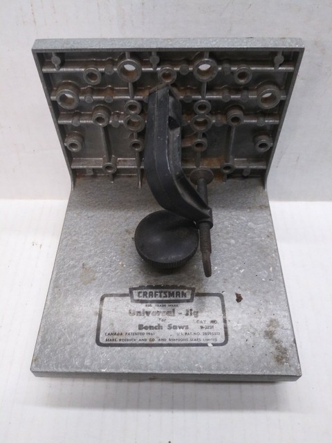 Vintage Craftsman Universal Jig For Bench Saw 9 3231 For Sale
