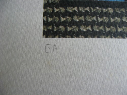 Belle lithographe EA Emile Tramoni signée et dédicacé par l'artiste en 1981 - Picture 4 of 12