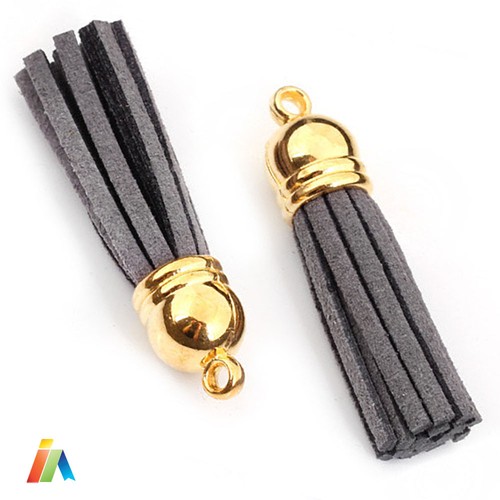Faux Suede LEATHER TASSEL 4cm For Key Jewelry Making Accessories DIY - Picture 10 of 26