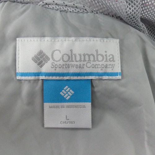 Columbia Rain Jacket Girls Large Youth Pink Arcadia II Waterproof Omni Tech - Picture 3 of 17