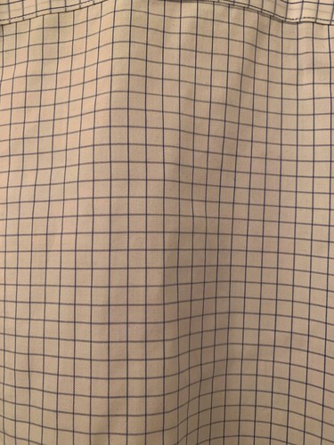 J. Crew non-Iron Silm fit camisa de vestir blanca delgada azul cheque XL - Imagen 4 de 9