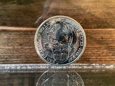2oz 1x 999% SILVER RED DRAGON OF WALES  QUEEN BEASTS COIN INVEST/COLLECT BUY NOW