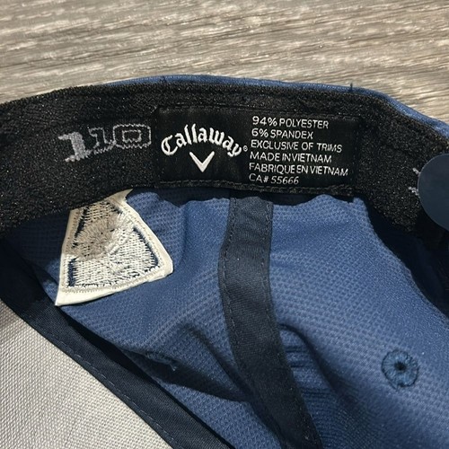 Callaway x Top Golf Rutherford Hat Baseball Cap Adjustable Blue One Size Flexfit - Picture 3 of 5