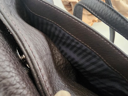 COACH 6810 Vintage Leather Shoulder Bag Brown Pebble Leather Never Used - Picture 7 of 15