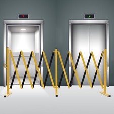 Max 5m Safety Barrier Gate Adjustable Traffic Fence Portable Safety Barrier