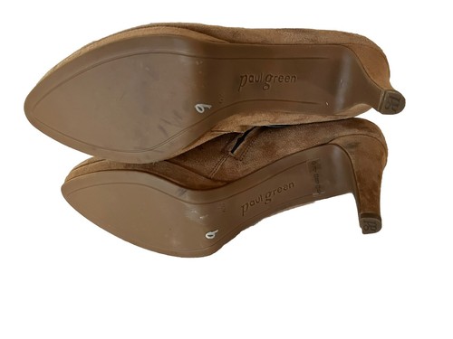 Paul Green Elle Bootie Tan Suede UK 6.5 US 9 New $449 - Picture 11 of 12