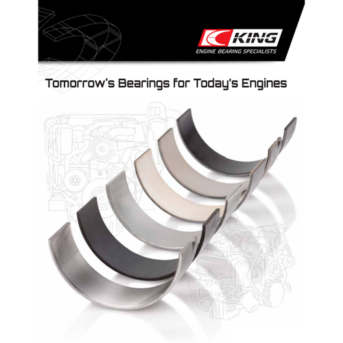 King Racing STDX Rod + Main Bearing Set For Subaru EJ20 EJ25 WRX / STi Pos.5 - Bild 4 von 8