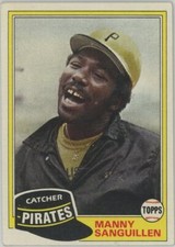 1981 Topps Manny Sanguillen Pittsburgh Pirates #226