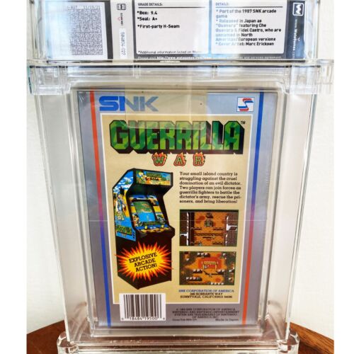 Guerrilla War Nintendo NES Brand New Sealed WATA 9.4 A+ VGA CGC - Picture 3 of 4