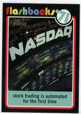 2020 Topps Heritage Baseball News Flashbacks NASDAQ Is Founded #NF-5