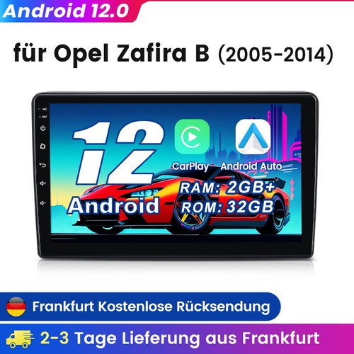 Radio Coche Para Opel Astra H 2004-2008 Zafira B 2005-2015 9" Android 12 GPS NAVI - Imagen 3 de 13