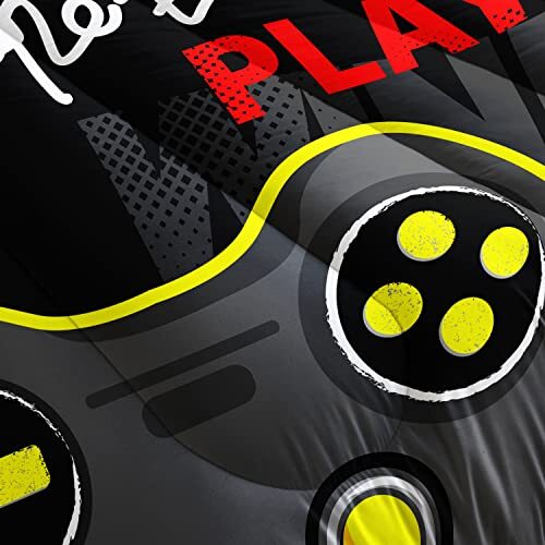 Gamer Comforter Sets for Teen Boys, Gaming Bedding Sets Full Gamepad6 - Picture 6 of 8