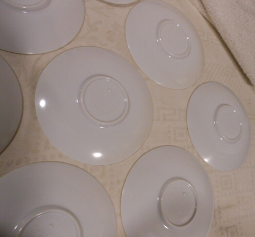 32 Piec. BROWN & WHITE TEXAS WARE MELMAC DISHES DINNER WARE w/Sugar Bowl Creamer - Picture 10 of 21
