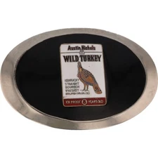 Wild Turkey Kentucky Bourbon Whiskey Austin Nichols 1980s Vintage Belt Buckle