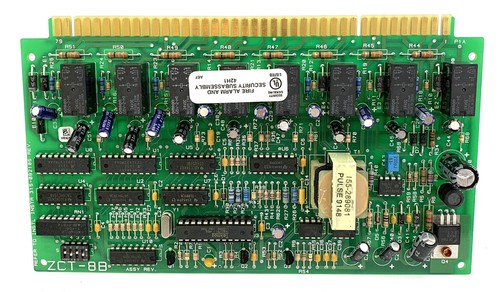 Cerberus Pyrotronics Siemens ZCT-8B Fire Alarm 8 Zone Class B Control ...