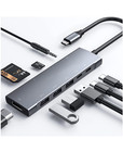 9-in-1 USB-C 4K HDMI Adapter w/ 3 x USB 3.0, Audio Jack, TF and SD Card Reader