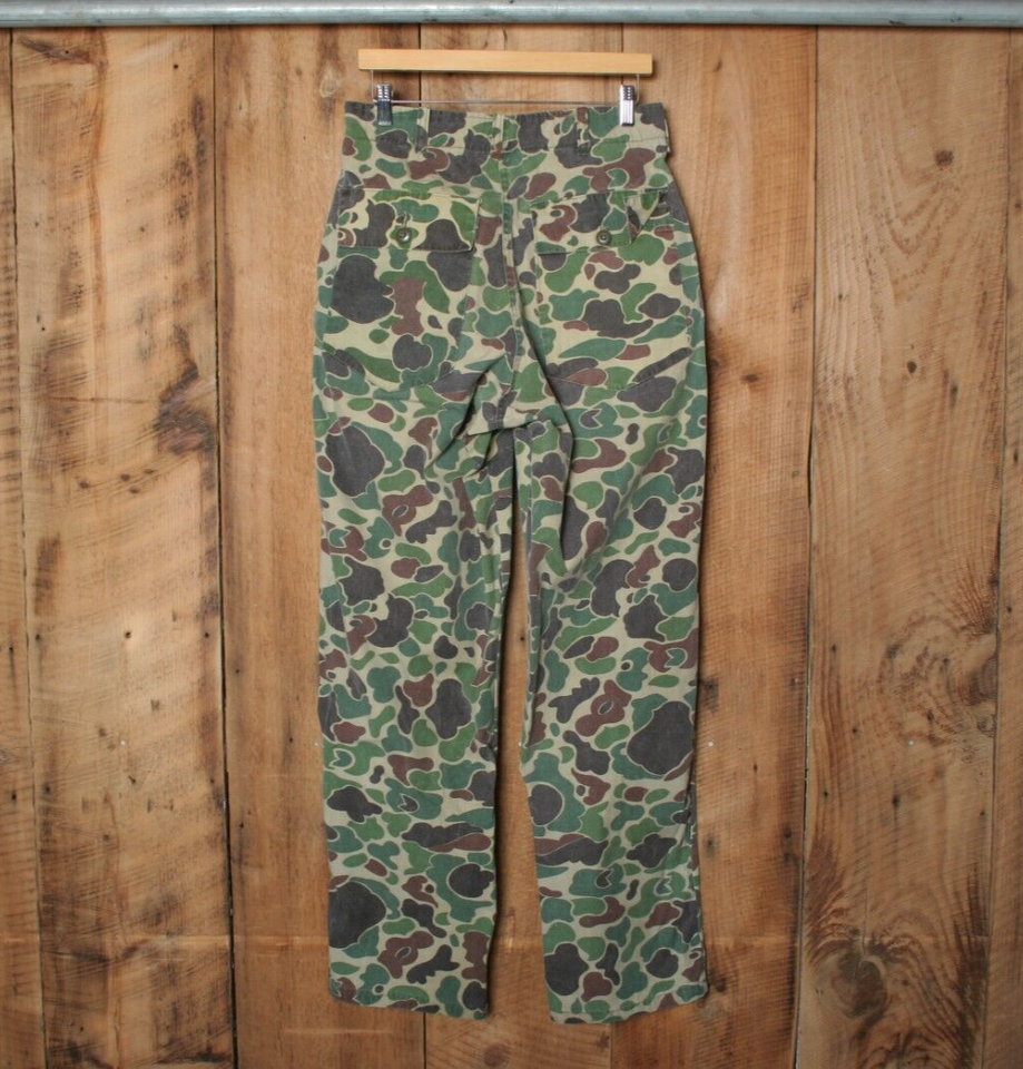 Vintage Frog Skin Camo Lightweight Trousers Sz. 30x33 (Irregular/Flawed