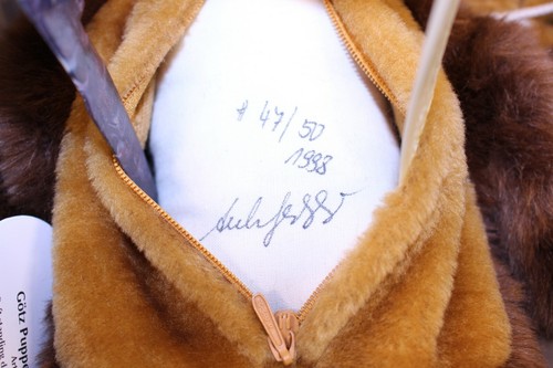 Vintage extrem seltene Gotz Puppe signiert Auto Brandy 17" Puppenfabrik GmbH neu im Karton 47/50 Rarität - Bild 9 von 12