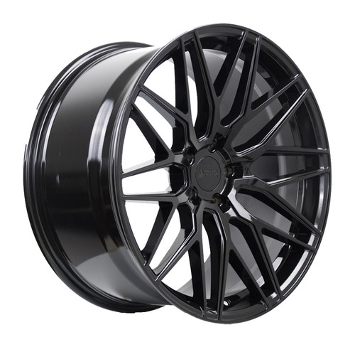 20x10 F1R F103 5x114.3 +38 Gloss Black Wheels (Set of 4) - Picture 2 of 3
