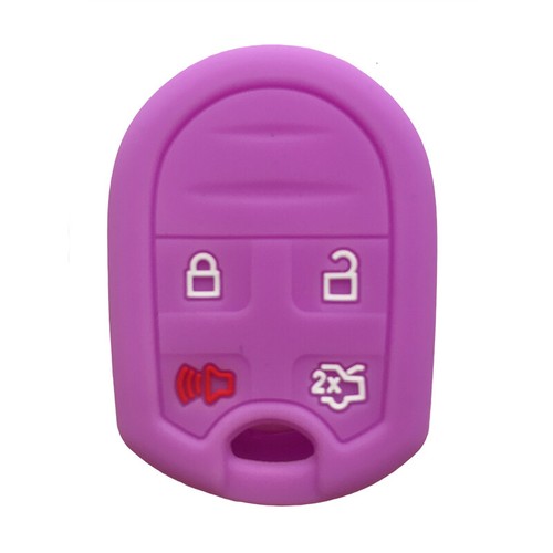 Fit Ford F-150 F-250 F-350 4 Button Remote Smart Silicone Key Fob Cover Case - Picture 14 of 26