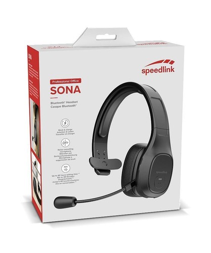 SPEEDLINK SONA Bluetooth Chat Headset Microphone Noise Canceling kabellos - Bild 4 von 4