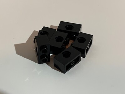 LEGO Parts 3700 Technic, (6pcs) Brick 1x2 with Hole Choose Color