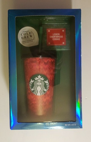NUEVO PRECINTADO (SOLO TAZA) Starbucks Red Cold Cup Cold Brew and Cookie CADUCADO. - Imagen 1 de 7