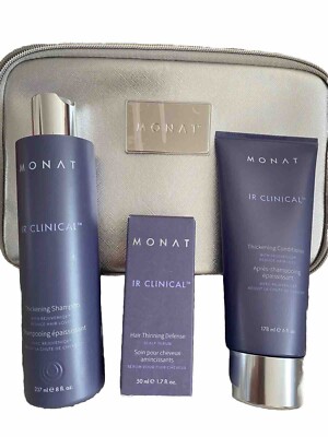 NEU Monat IR Clinical System Set Verdickung Shampoo Conditioner SCALP Behandlung