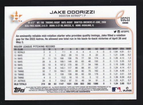 2022 Topps Chrome Update YOU PICK Base, ASG, Purple Refractors ** QTY Discounts - Picture 39 of 185