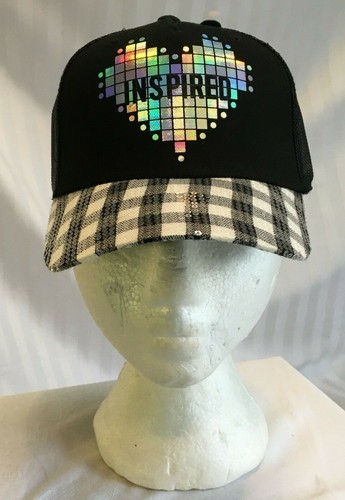 Mini Pop Kids Baseball Hat Holo Sequin INSPIRED Black Mad Engine New w/ Tags