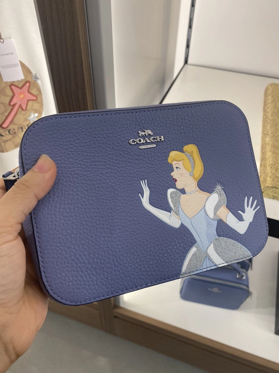 disney x coach mini camera bag with cinderella