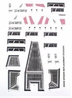 Kenner Snow Speeder 1980 Vintage Star Wars replacement Sticker set - Snowspeeder