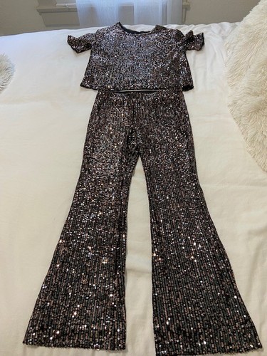Girls Sequin Flare Party Outfit - Cat & Jack™