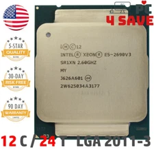 Intel Xeon E5-2690 V3 CPU 12-Cores 2.6 GHz 30MB LGA 2011-3 R3 Server SR1XN 135W