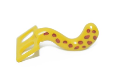 New LEGO Minifigure Costume Cat Tail Cheetah DC Super Heroes yellow dark orange