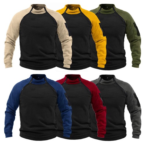 Maglione Uomo Maglione Uomo Cappotto Tattico Recon Esercito Polizia Cappotto Combattimento USA - Foto 3 di 18