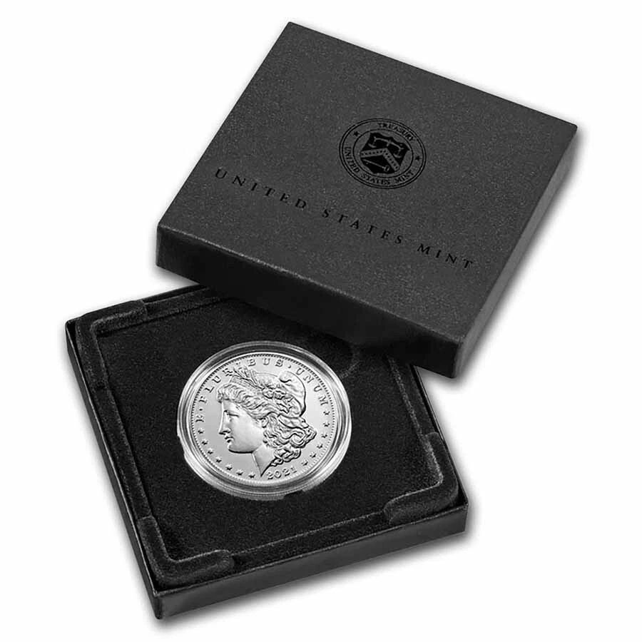 2021-(O) Silver Morgan Dollar (O Privy, Box & COA) - Image 3 of 3