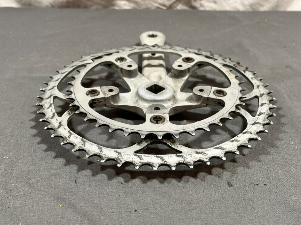 Vintage Miche Monolithic 170mm 52/39 Silver Aluminum Double