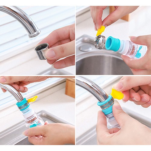 Faucet Water Filter Tap Filtration Kitchen Sink Mount Purifier System 360°Rotate - Picture 14 of 23