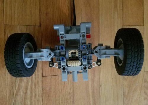 LEGO Technic Front Wheel Drive with Steering Axle + Servo Support - new parts - Picture 6 of 10