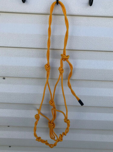New Natural Horsemanship 4 Knot TWISTED Cowboy Rope Halter Bitless Bridle AHE - Picture 46 of 49