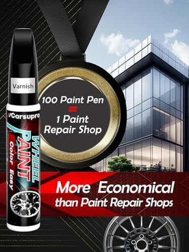 Gloss Black Wheel Repair Kit | Touch up Paint Pen for Rim Scratches & Curb Rash - Picture 5 of 6