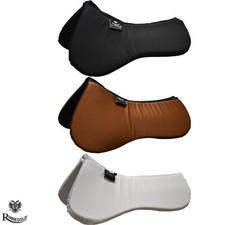Memory Foam Half Pad 3D Mesh Spine by Rhinegold    Shock Absorption   Air Flow