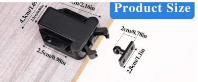 Spare Part for Caravan Motorhome Adriatic Door Latch with Touch Release NEW