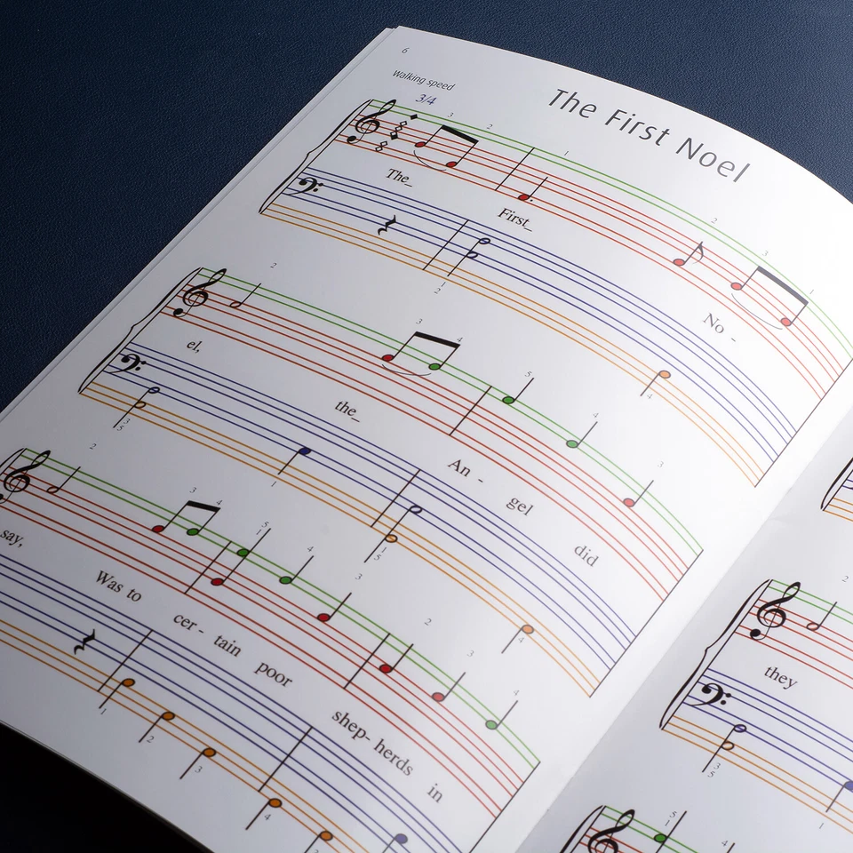 Xmas Carols Songbook Piano. Give a Gift of Music this Christmas Adult Beginners  - Image 3 of 4