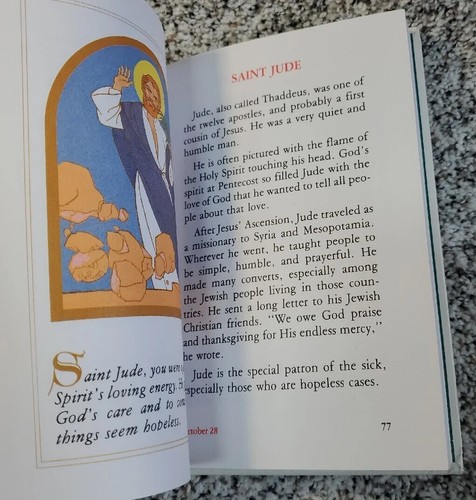 Children's Book of Saints by Louis M. Savary Regina Press Hardcover Illustrated - Picture 18 of 18
